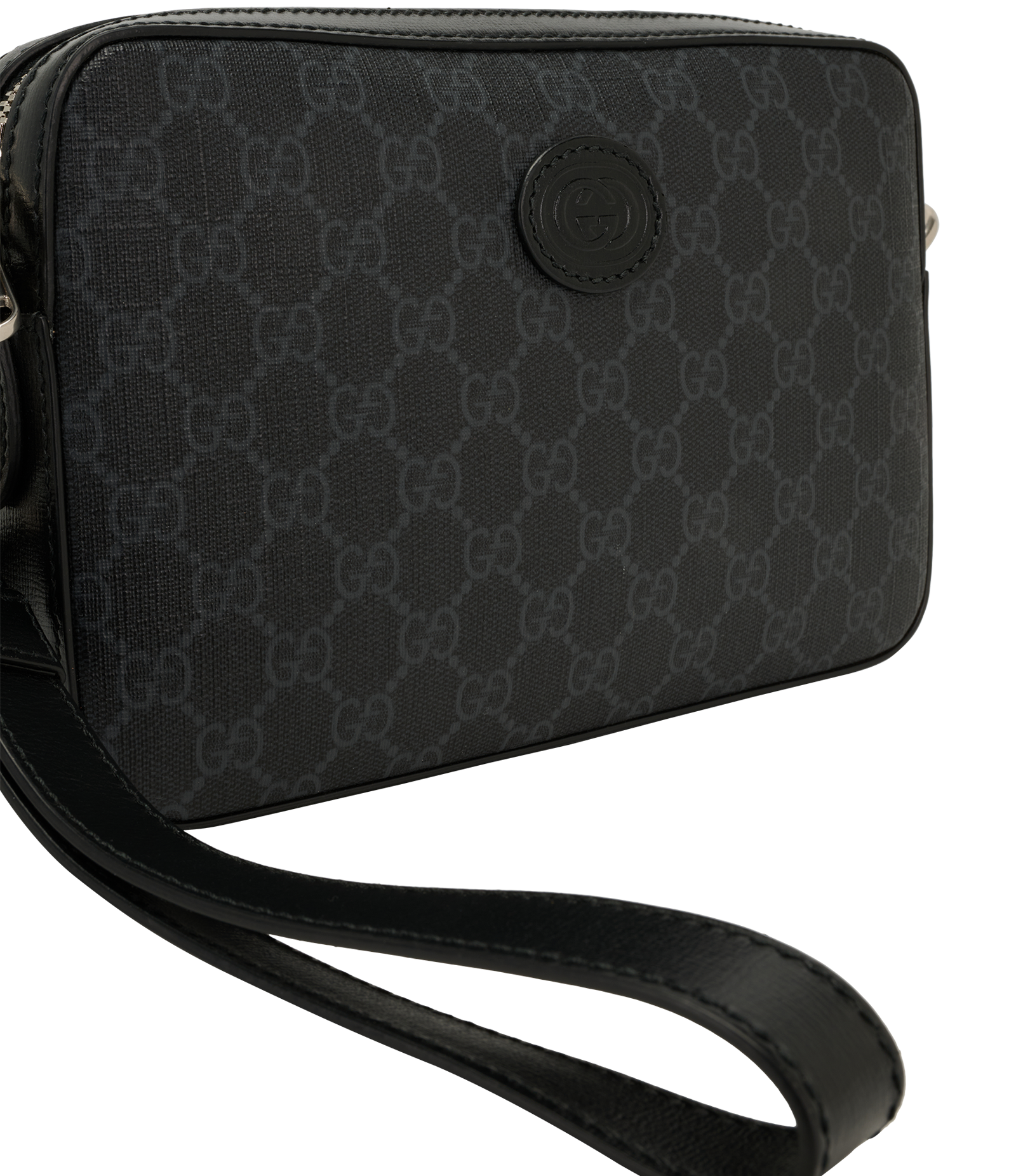 GG Supreme Crossbody, &pound;650, Handbags, Black, Canvas, Other view
